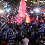 Liesse à Athènes (PHOTO AFP)