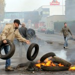 Éleveurs en colère à Cholet (Photo AFP)