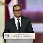 Hollande ce matin  (Photo AFP)