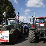 Tracteurs à Paris (Photo AFP)