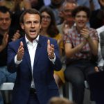Macron le bateleur (Photo AFP)