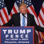 Trump hier à Phoenix (Photo AFP)